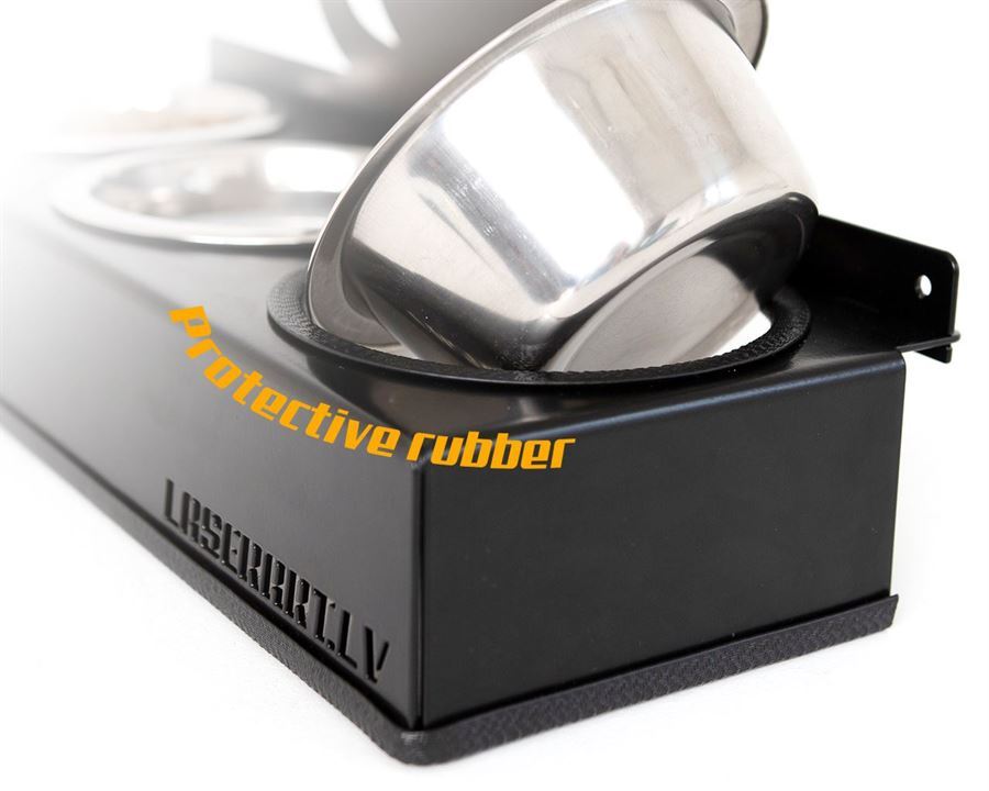 2-Bowl Dog Feeder, Entlebucher Mountain Dog breed, Raised Feeding Station